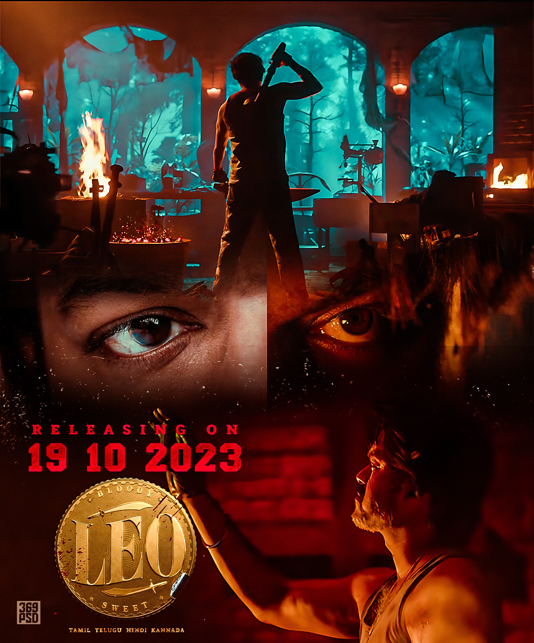leo releasing date poster image