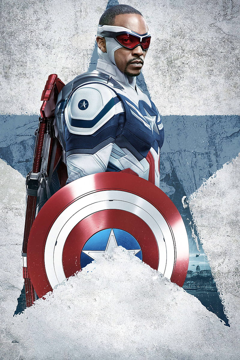 HD wallpaper anthony mackie as captain america