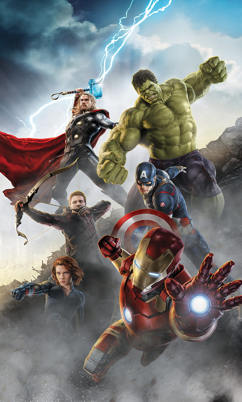 HD wallpaper avengers 2 age of ultron captain america hulk iron man thor