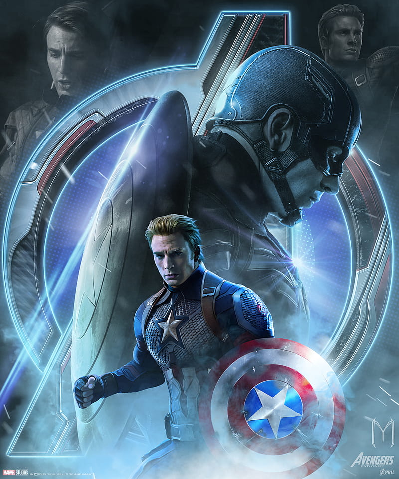 HD wallpaper avengers endgame captain america poster art