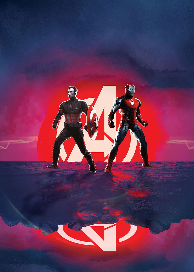 HD wallpaper captain america and iron man avengers endgame