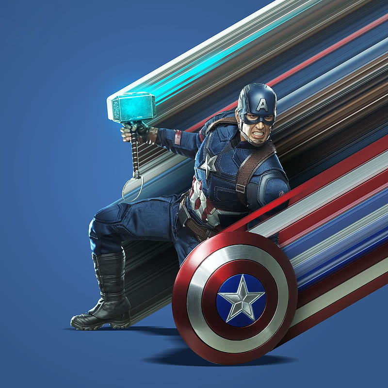 HD wallpaper captain america avengers endgame art