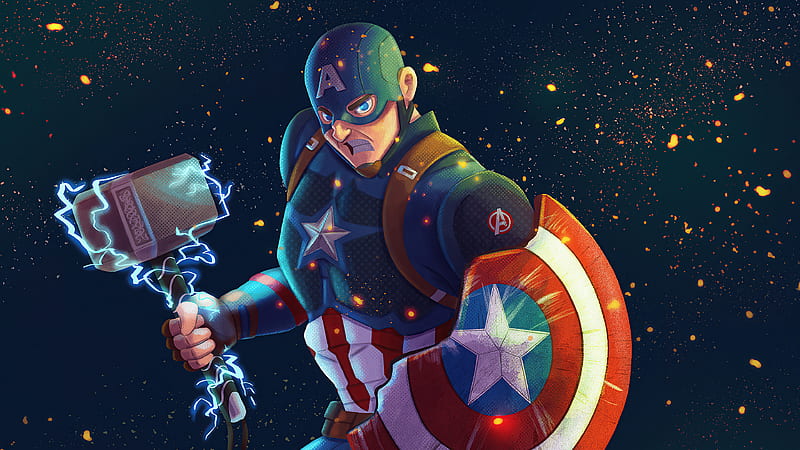 HD wallpaper captain america marvel comic art