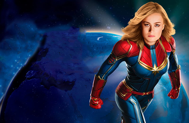 HD wallpaper captain marvel new 2019 poster captain marvel movies 2019 movies poster