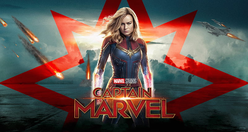 HD wallpaper captain marvel poster captain marvel movie captain marvel 2019 movies movies brie larson carol danvers