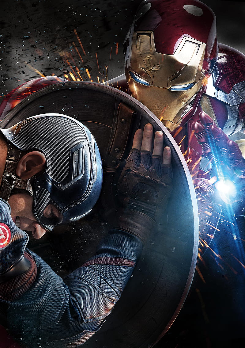 HD wallpaper civil war avengers captain america iron man marvel