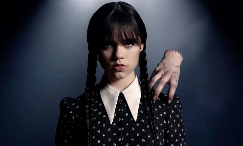 HD wallpaper first look at jenna ortega as wednesday addams watch the new teaser