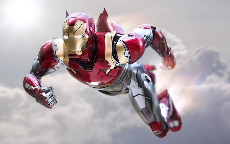 HD wallpaper flying ironman sky ironman in new suit superheroes dc comics iron man ironman