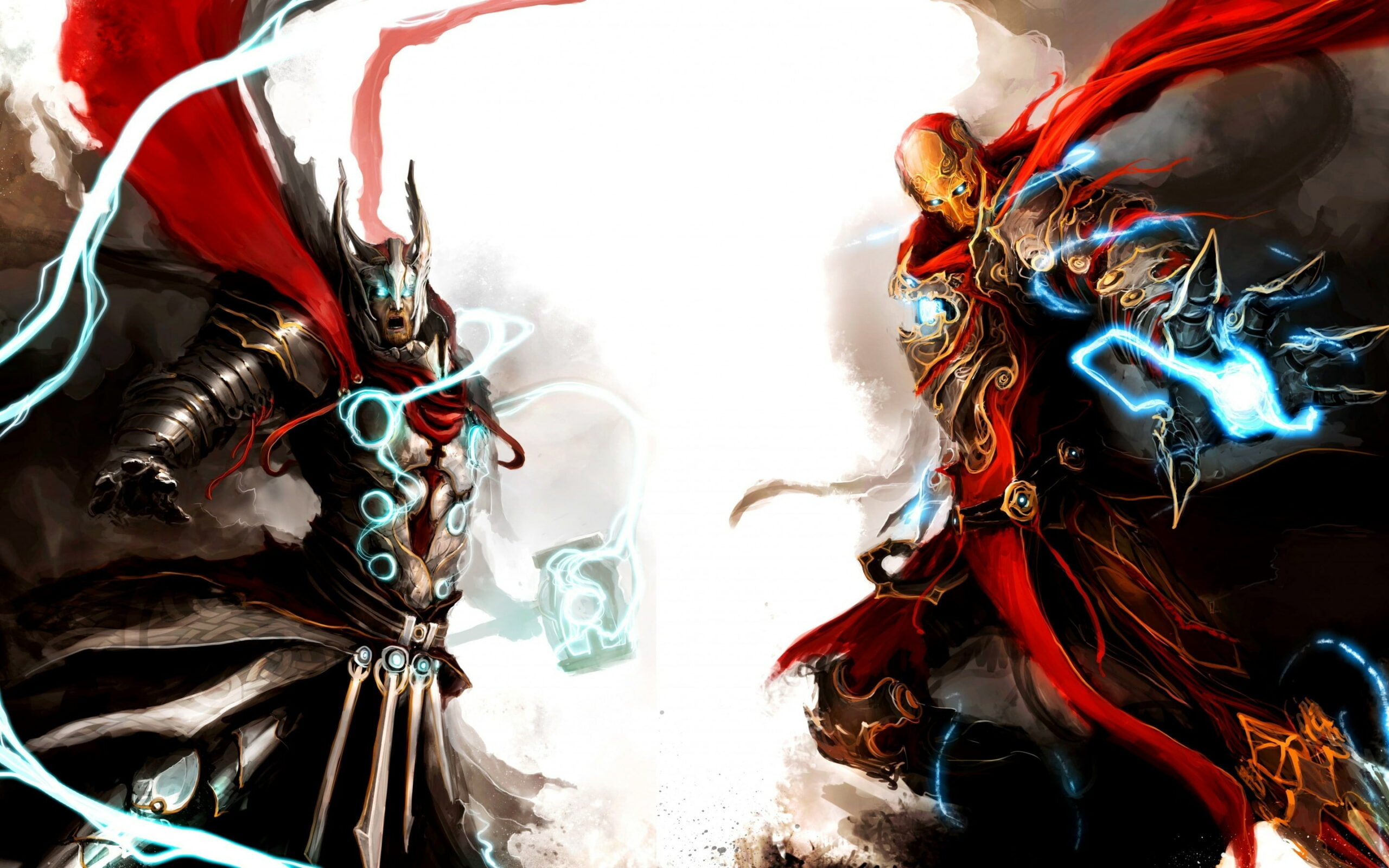 marvel the avengers the mighty thor and ironman illustration wallpaper ef6ca24f2d29c568177d323434532040 scaled