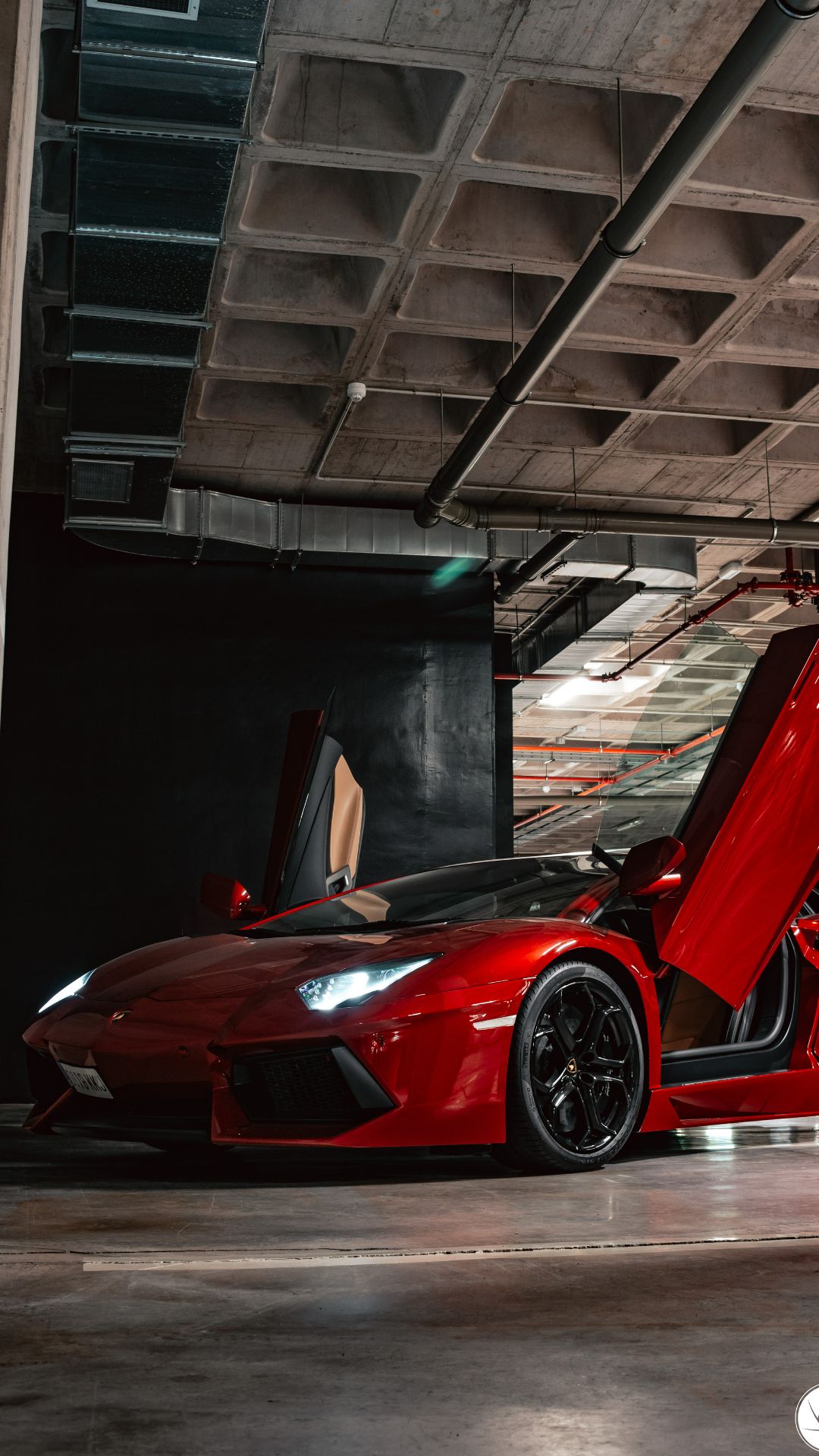Red Lamborghini Android Wallpaper