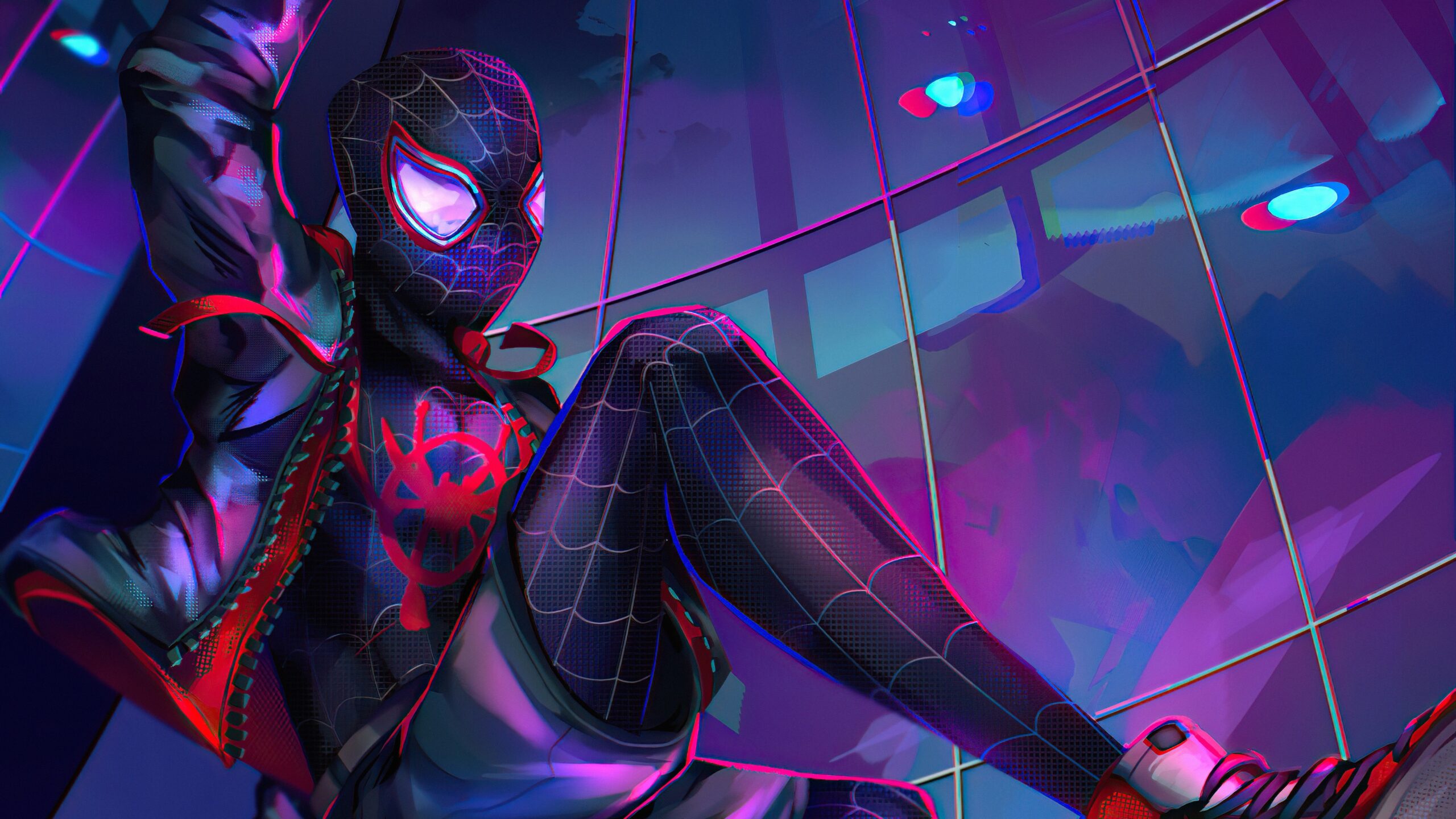 Spider Man Miles Morales HD Wallpaper For Laptop scaled 1