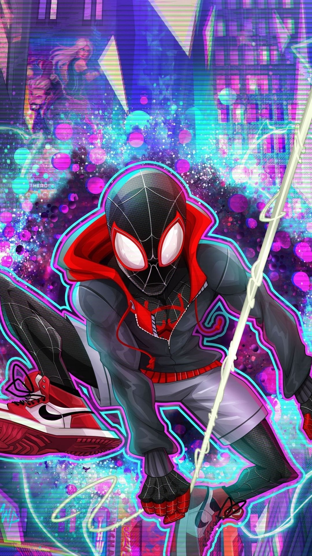 Spider Man Miles Morales HD Wallpaper For Mobile